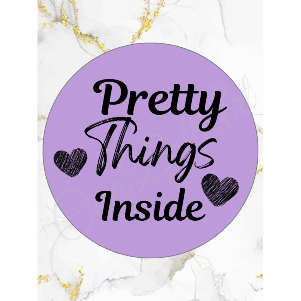 100 Thank you Stickers | Pretty Things Inside